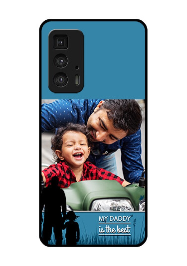 Motorola Moto Edge 20 Pro Custom Glass Phone Case - Best Dad Design