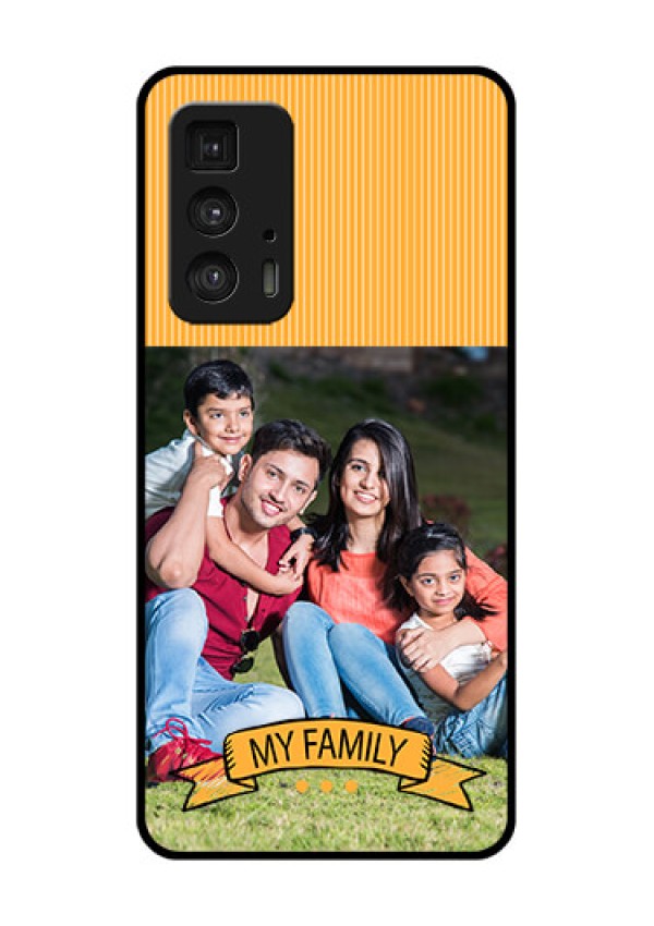 Motorola Moto Edge 20 Pro Custom Glass Phone Case - My Family Design