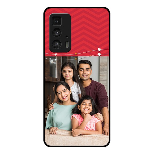 Motorola Moto Edge 20 Pro Custom Glass Phone Case - Happy Family Design
