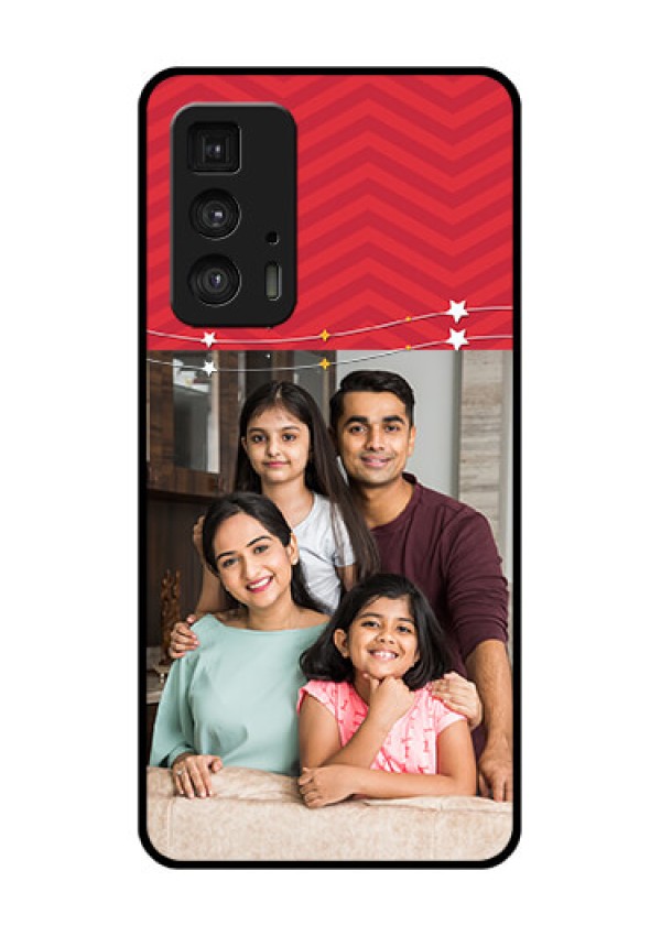 Motorola Moto Edge 20 Pro Custom Glass Phone Case - Happy Family Design