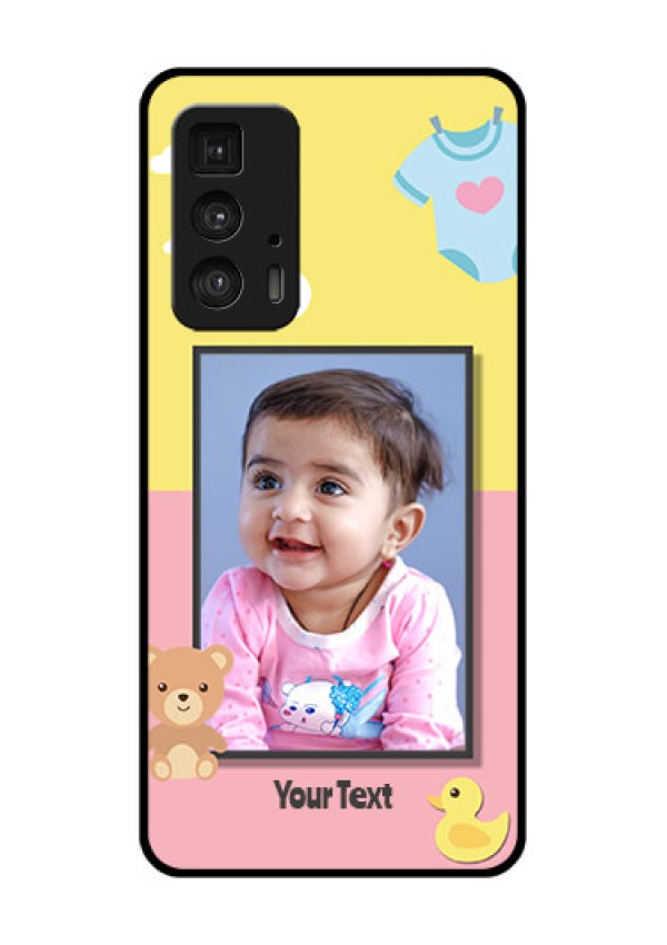 Motorola Moto Edge 20 Pro Custom Glass Phone Case - Kids 2 Color Design