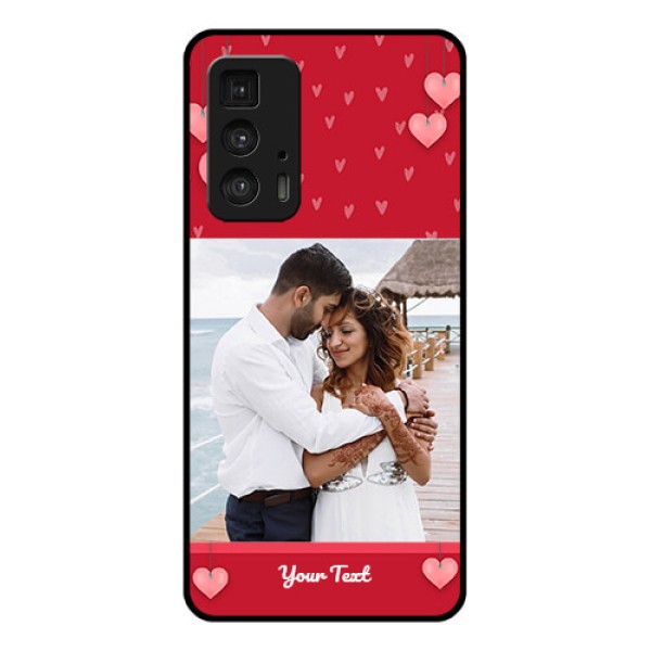 Motorola Moto Edge 20 Pro Custom Glass Phone Case - Valentines Day Design