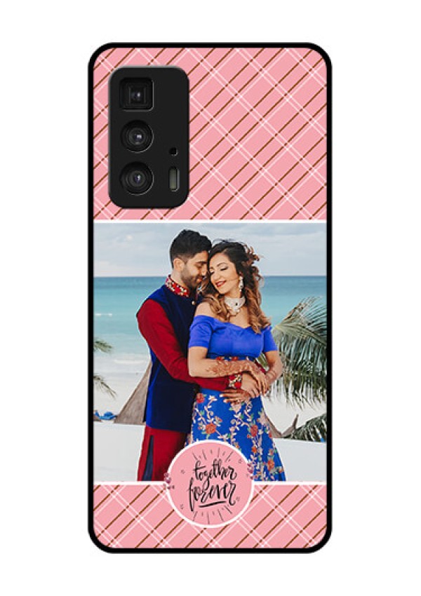 Motorola Moto Edge 20 Pro Custom Glass Phone Case - Together Forever Design