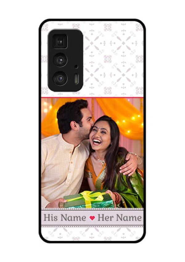 Motorola Moto Edge 20 Pro Custom Glass Phone Case - With Photo And Ethnic Design
