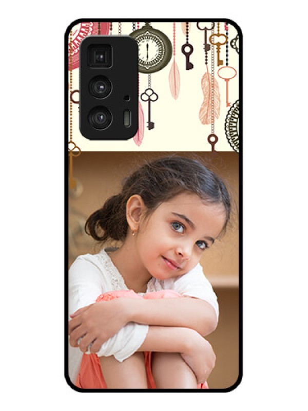 Custom Motorola Moto Edge 20 Pro Custom Glass Phone Case - Boho Style Design