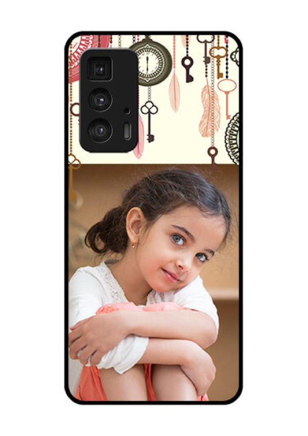 Motorola Moto Edge 20 Pro Custom Glass Phone Case - Boho Style Design