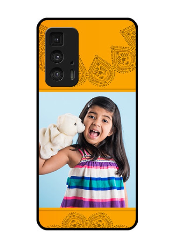 Motorola Moto Edge 20 Pro Custom Glass Phone Case - Photo Wedding Design