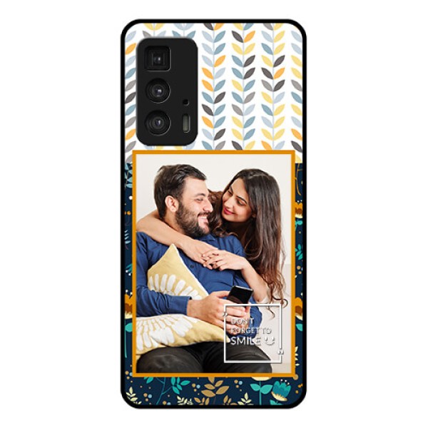 Motorola Moto Edge 20 Pro Custom Glass Phone Case - Pattern Design