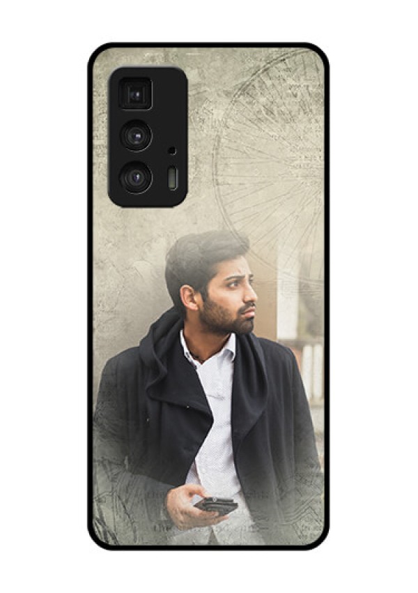 Motorola Moto Edge 20 Pro Custom Glass Phone Case - With Vintage Design