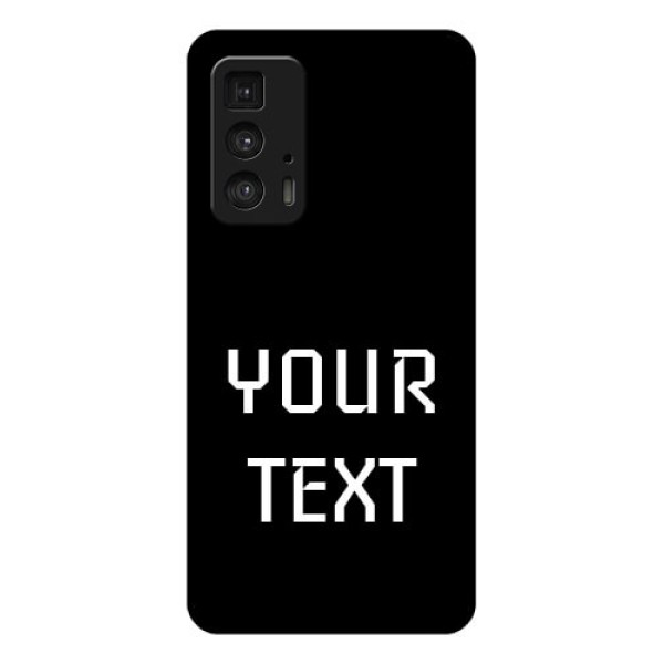 Motorola Moto Edge 20 Pro Custom Glass Phone Case - Your Name Design