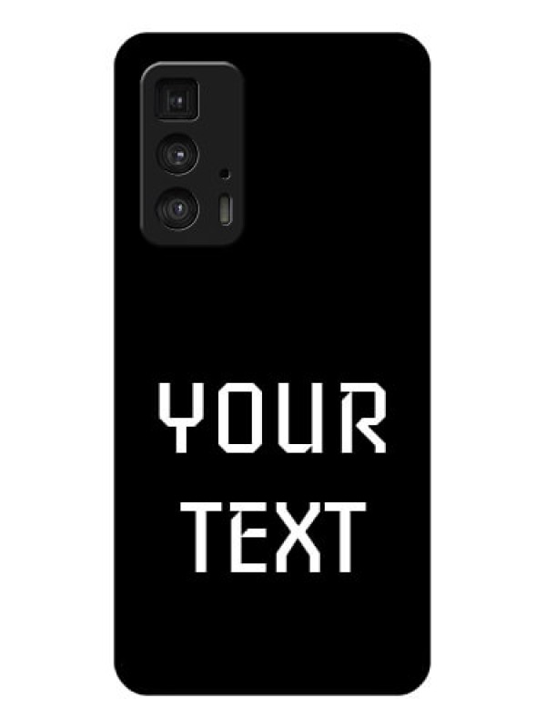 Custom Motorola Moto Edge 20 Pro Custom Glass Phone Case - Your Name Design