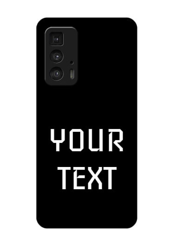 Motorola Moto Edge 20 Pro Custom Glass Phone Case - Your Name Design