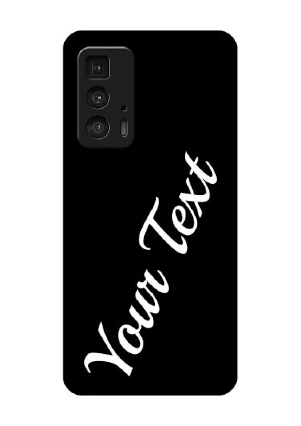 Motorola Moto Edge 20 Pro Custom Glass Phone Case - With Your Name Design