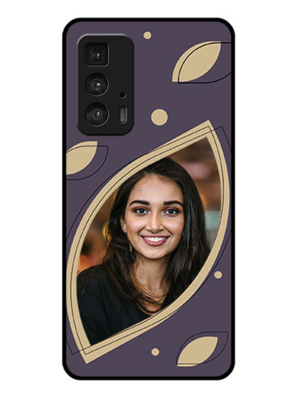 Custom Motorola Moto Edge 20 Pro Custom Glass Phone Case - Falling Leaf Design