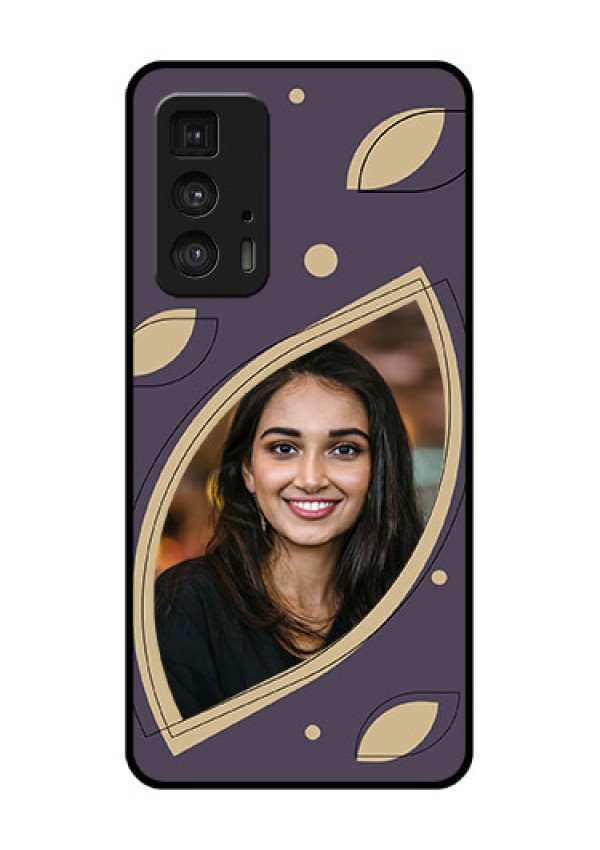 Motorola Moto Edge 20 Pro Custom Glass Phone Case - Falling Leaf Design