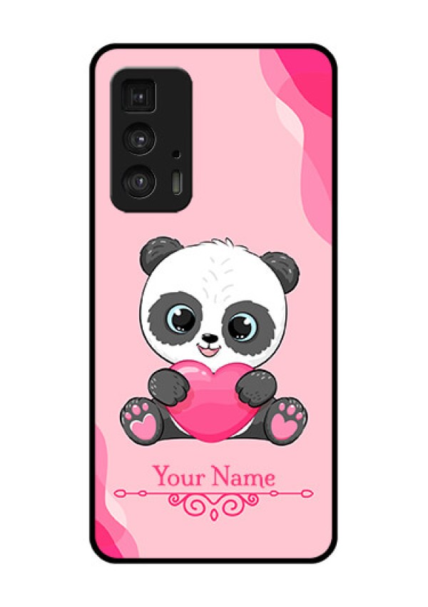 Motorola Moto Edge 20 Pro Custom Glass Phone Case - Cute Panda Design