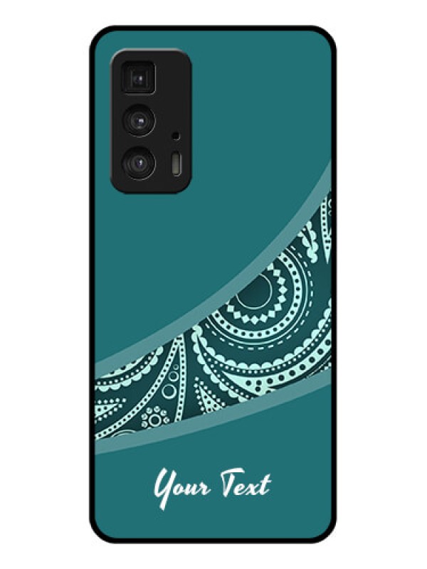 Custom Motorola Moto Edge 20 Pro Custom Glass Phone Case - Semi Visible Floral Design