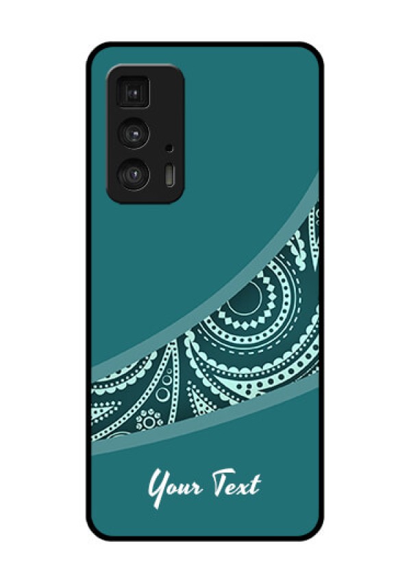 Motorola Moto Edge 20 Pro Custom Glass Phone Case - Semi Visible Floral Design