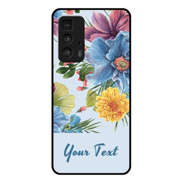 Motorola Moto Edge 20 Pro Custom Glass Phone Case - Stunning Watercolored Flowers Painting Design Motorola Moto Edge 20 Pro Custom Glass Phone Case - Stunning Watercolored Flowers Painting Design