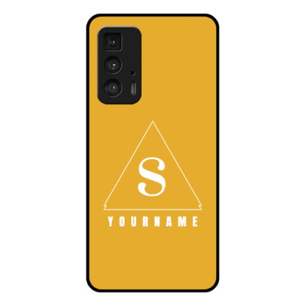 Motorola Moto Edge 20 Pro Custom Glass Phone Case - Simple Triangle Design Motorola Moto Edge 20 Pro Custom Glass Phone Case - Simple Triangle Design