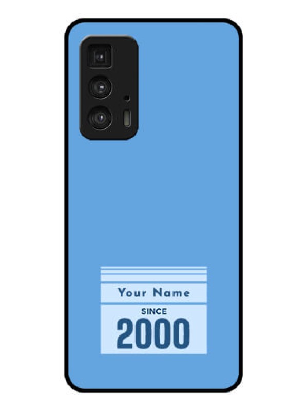 Custom Motorola Moto Edge 20 Pro Custom Glass Phone Case - Custom Year Of Birth Design
