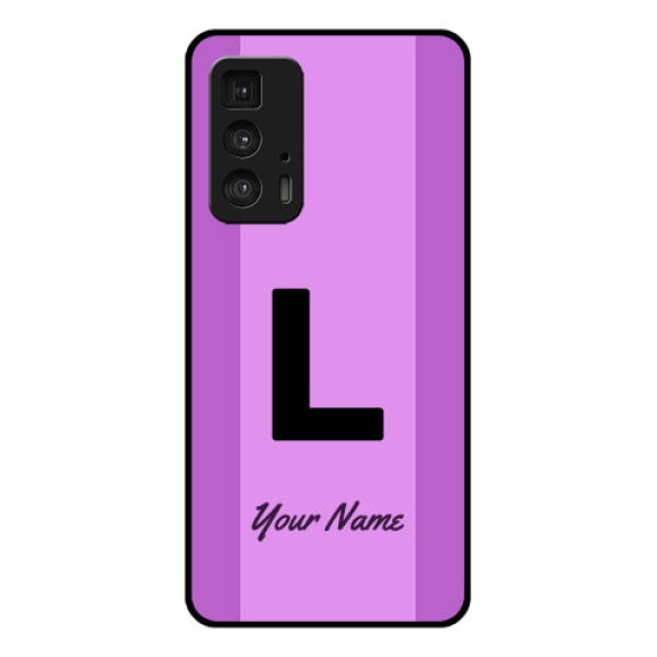 Motorola Moto Edge 20 Pro Custom Glass Phone Case - Tricolor Custom Text Design Motorola Moto Edge 20 Pro Custom Glass Phone Case - Tricolor Custom Text Design