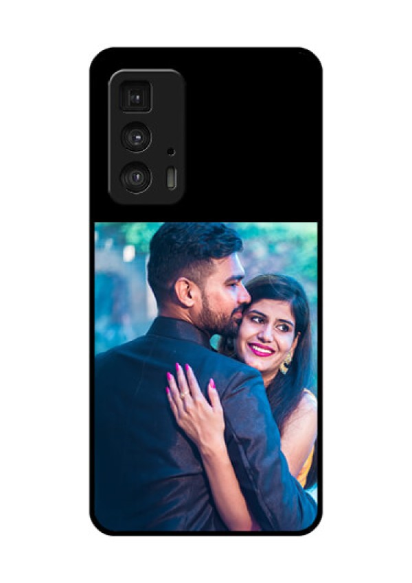 Motorola Moto Edge 20 Pro Custom Glass Phone Case - Upload Full Picture With Custom Color Design