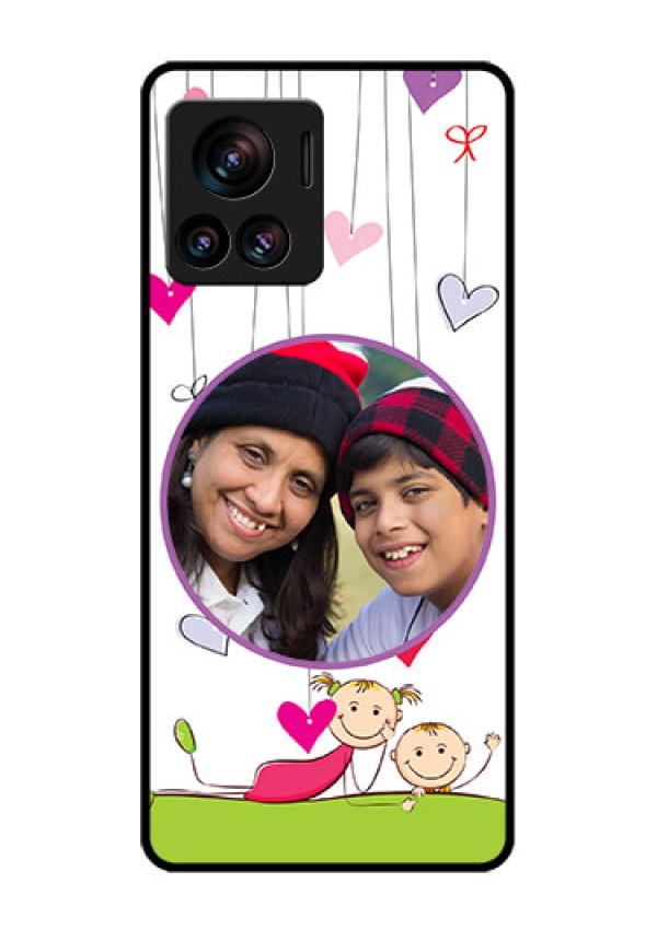 Motorola Moto Edge 30 Ultra Custom Glass Phone Case - Cute Kids Phone Case Design