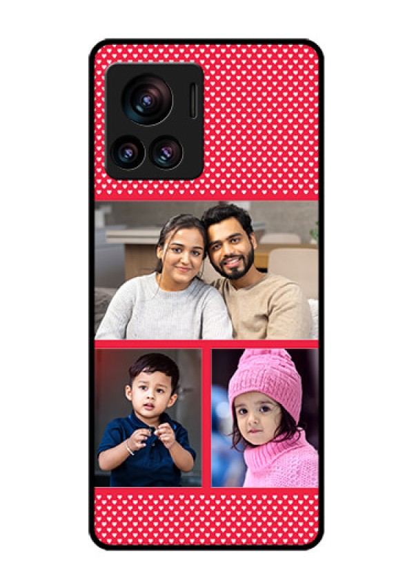 Motorola Moto Edge 30 Ultra Custom Glass Phone Case - Bulk Photo Upload Design