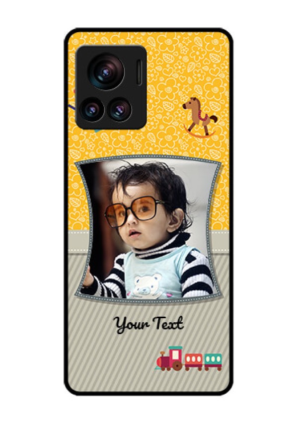 Motorola Moto Edge 30 Ultra Custom Glass Phone Case - Baby Picture Upload Design