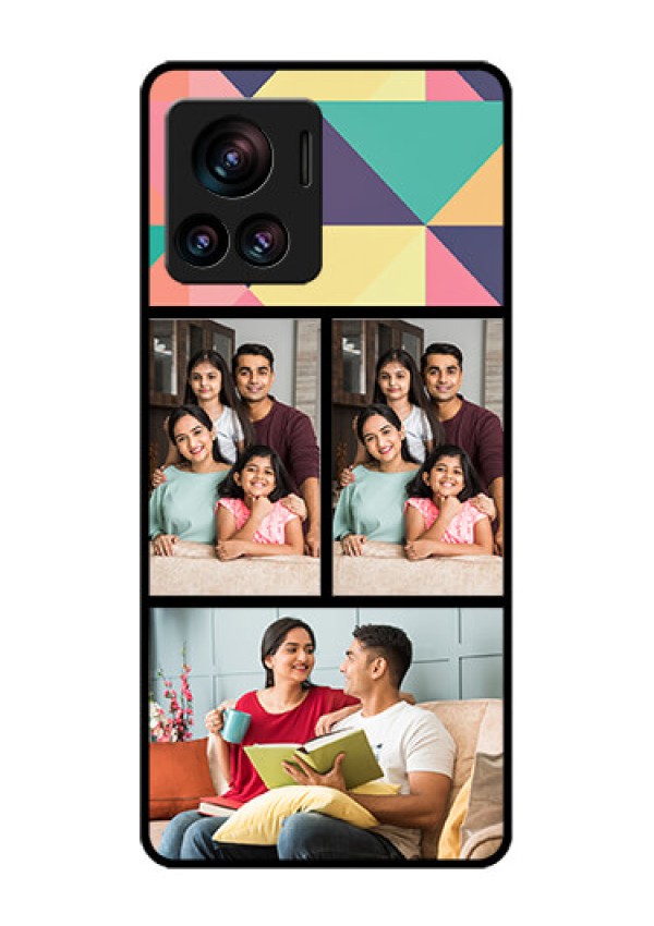 Motorola Moto Edge 30 Ultra Custom Glass Phone Case - Bulk Pic Upload Design