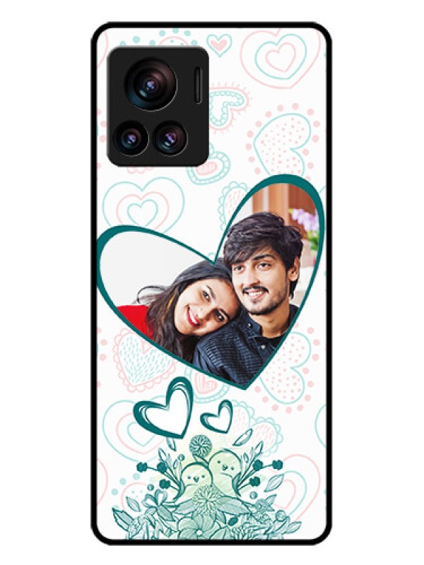 Custom Motorola Moto Edge 30 Ultra Custom Glass Phone Case - Premium Couple Design