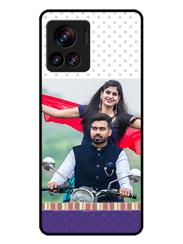 Custom Motorola Moto Edge 30 Ultra Custom Glass Phone Case - Cute Family Design