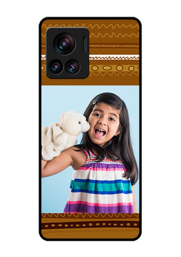 Motorola Moto Edge 30 Ultra Custom Glass Phone Case - Friends Picture Upload Design