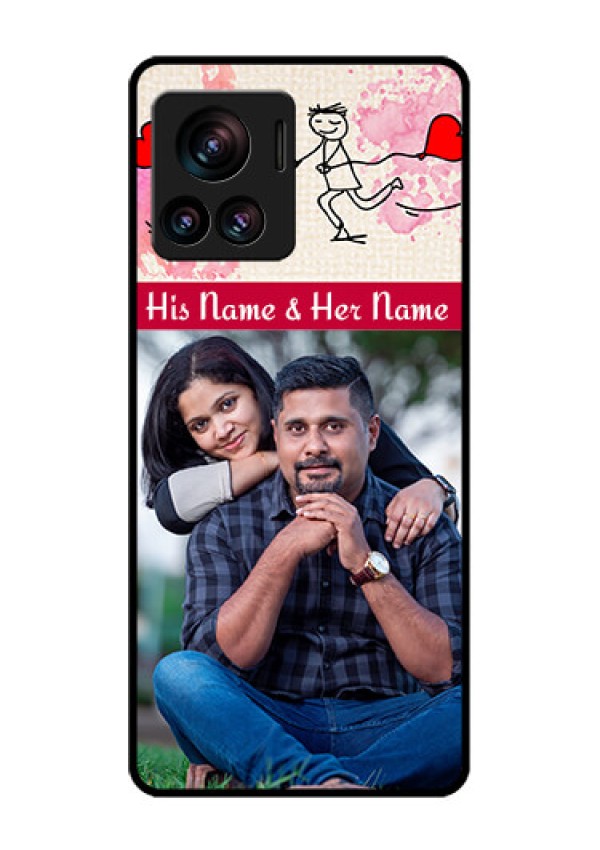 Motorola Moto Edge 30 Ultra Custom Glass Phone Case - You And Me Case Design