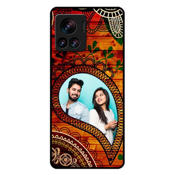 Motorola Moto Edge 30 Ultra Custom Glass Phone Case - Abstract Colorful Design