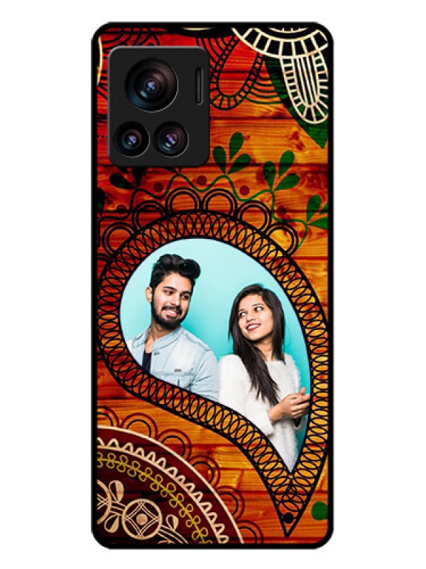 Custom Motorola Moto Edge 30 Ultra Custom Glass Phone Case - Abstract Colorful Design