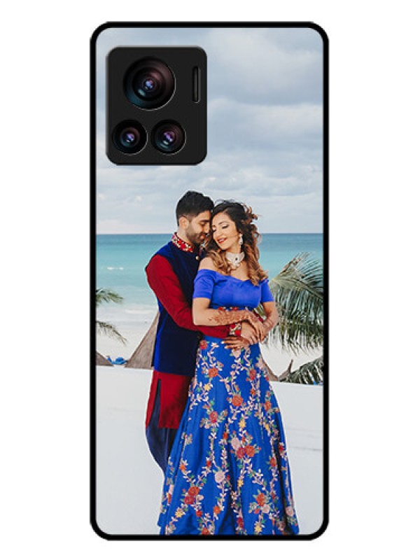 Custom Motorola Moto Edge 30 Ultra Custom Glass Phone Case - Upload Full Picture Design