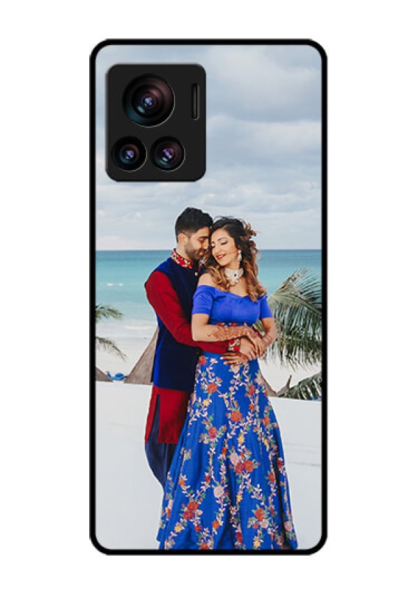 Motorola Moto Edge 30 Ultra Custom Glass Phone Case - Upload Full Picture Design