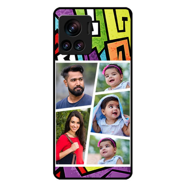 Motorola Moto Edge 30 Ultra Custom Glass Phone Case - Graffiti Pattern Design Motorola Moto Edge 30 Ultra Custom Glass Phone Case - Graffiti Pattern Design