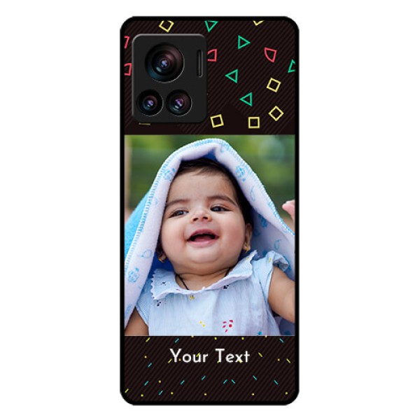 Motorola Moto Edge 30 Ultra Custom Glass Phone Case - With Confetti Birthday Design Motorola Moto Edge 30 Ultra Custom Glass Phone Case - With Confetti Birthday Design
