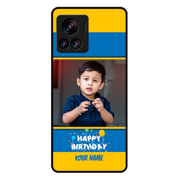 Motorola Moto Edge 30 Ultra Custom Glass Phone Case - Birthday Wishes Design Motorola Moto Edge 30 Ultra Custom Glass Phone Case - Birthday Wishes Design