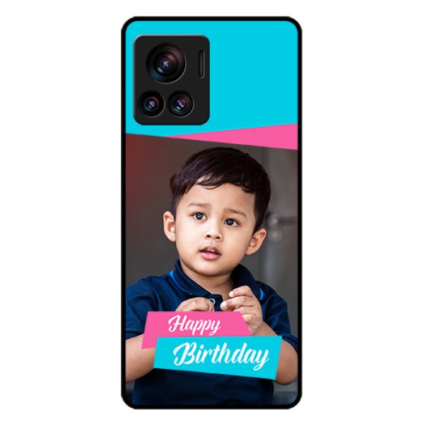 Motorola Moto Edge 30 Ultra Custom Glass Phone Case - Image Holder With 2 Color Design Motorola Moto Edge 30 Ultra Custom Glass Phone Case - Image Holder With 2 Color Design