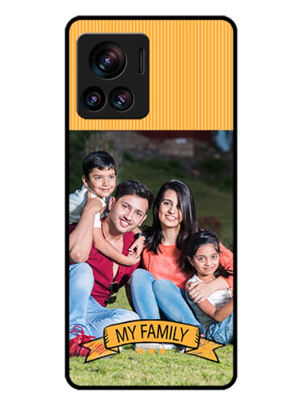 Custom Motorola Moto Edge 30 Ultra Custom Glass Phone Case - My Family Design