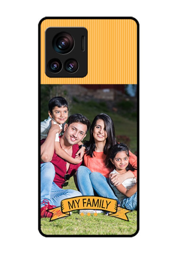Motorola Moto Edge 30 Ultra Custom Glass Phone Case - My Family Design
