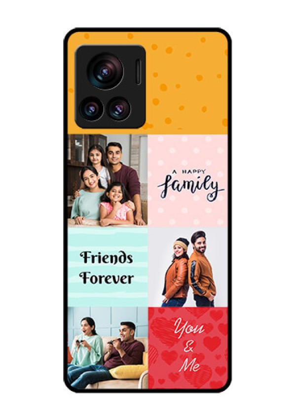 Motorola Moto Edge 30 Ultra Custom Glass Phone Case - Images With Quotes Design