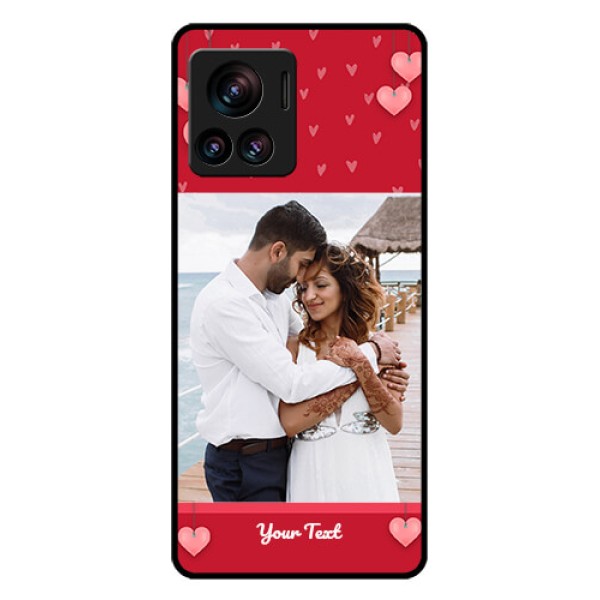 Motorola Moto Edge 30 Ultra Custom Glass Phone Case - Valentines Day Design