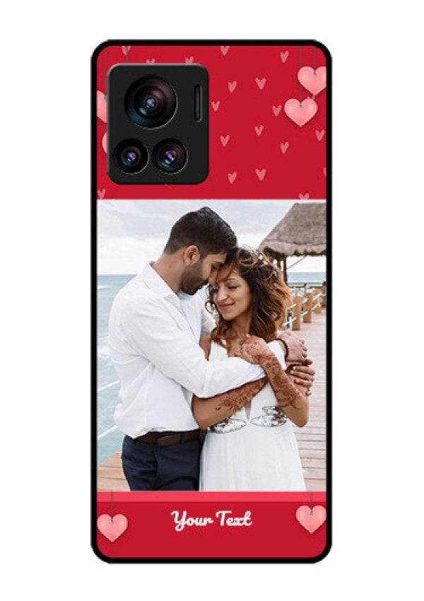 Motorola Moto Edge 30 Ultra Custom Glass Phone Case - Valentines Day Design