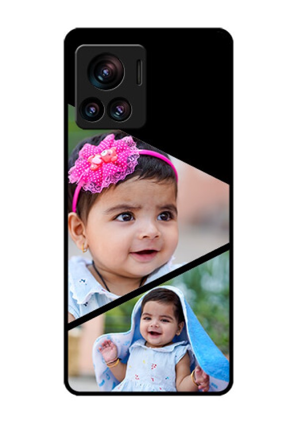 Motorola Moto Edge 30 Ultra Custom Glass Phone Case - Semi Cut Design