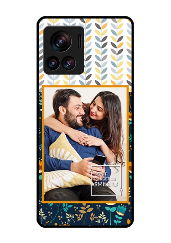 Motorola Moto Edge 30 Ultra Custom Glass Phone Case - Pattern Design